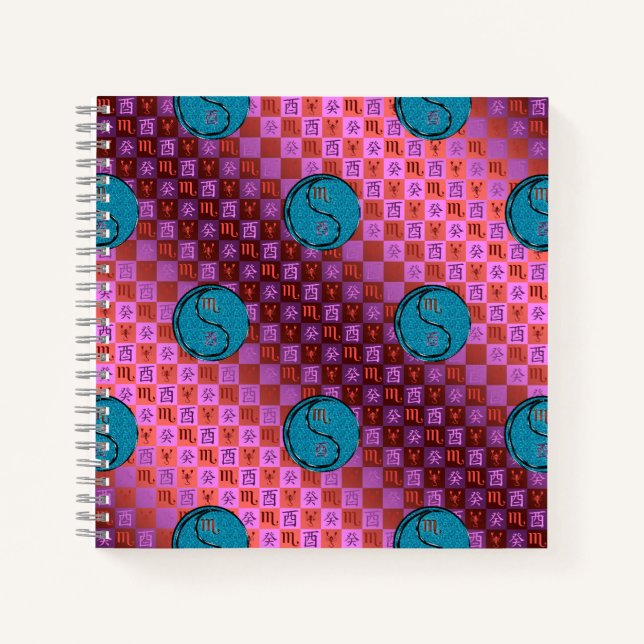 Scorpio & Water Rooster Notebook (Front)