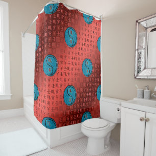 Scorpio & Water Tiger Shower Curtain
