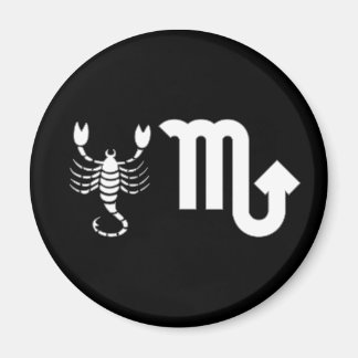 Scorpio with Symbol Magnet