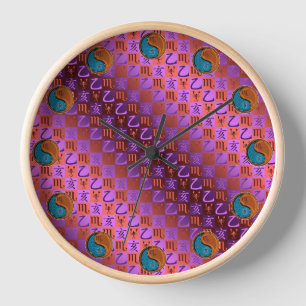 Scorpio & Wood Boar Clock