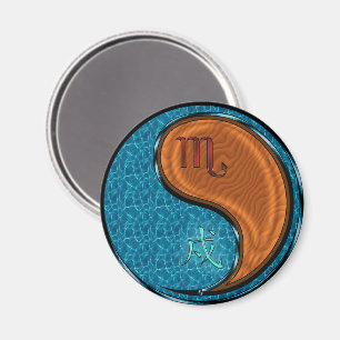 Scorpio & Wood Dog Magnet