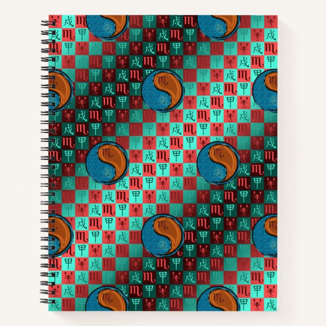 Scorpio & Wood Dog Notebook (Front)