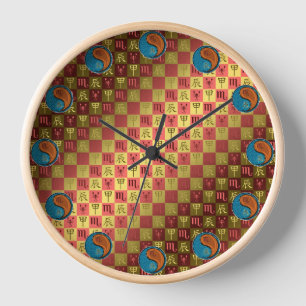 Scorpio & Wood Dragon Clock