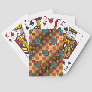 Scorpio & Wood Dragon Playing Cards