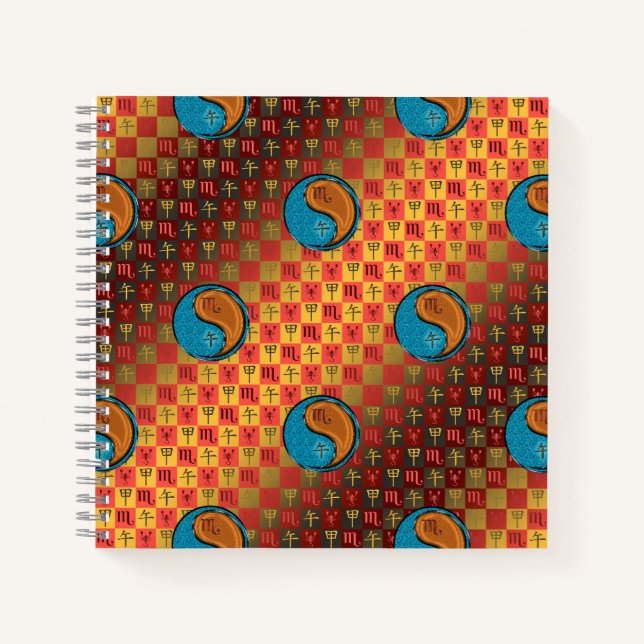 Scorpio & Wood Horse Notebook (Front)