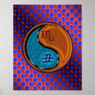 Scorpio & Wood Ox Poster