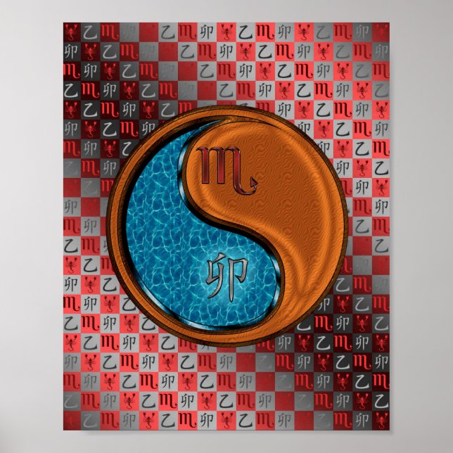 Scorpio & Wood Rabbit Poster (Front)