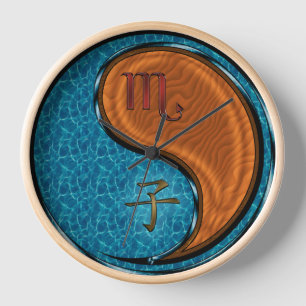 Scorpio & Wood Rat Clock