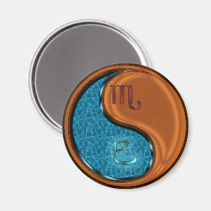 Scorpio & Wood Snake Magnet