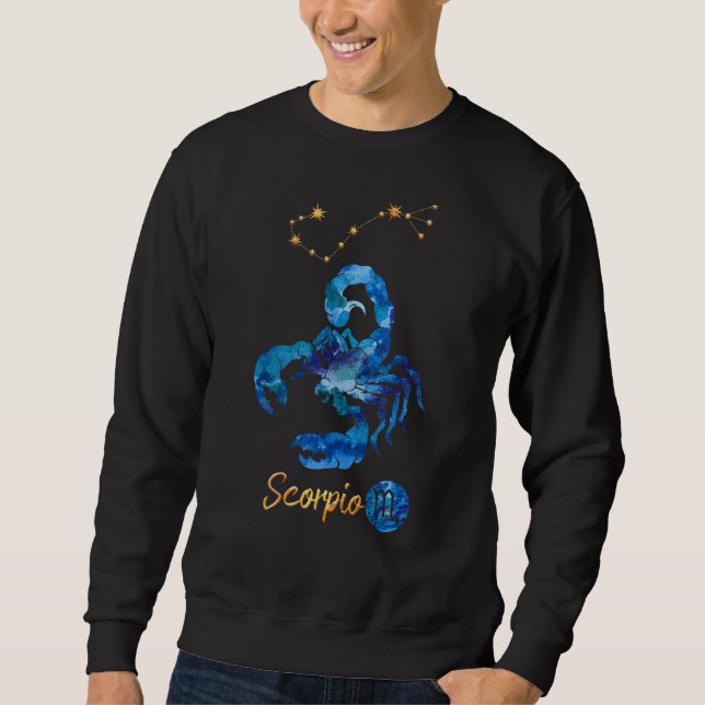 Scorpio Zodiac Birth Sign Sweatshirt (Front)