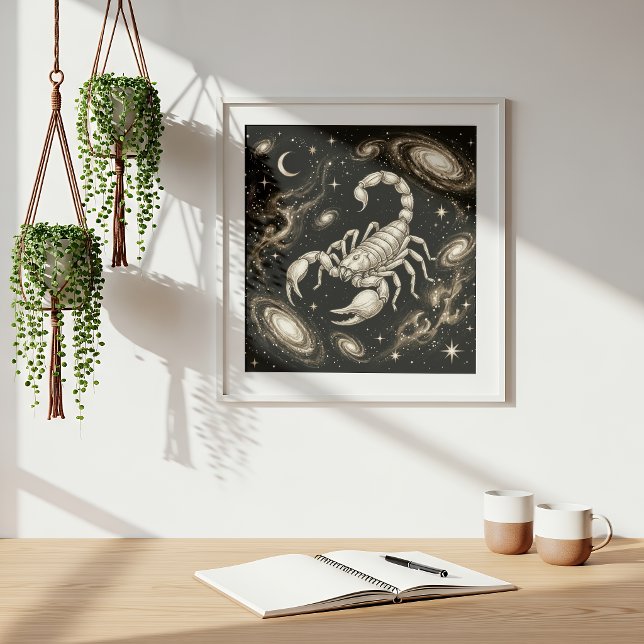 Scorpio Zodiac Celestial Astrology Poster (Creator Uploaded)