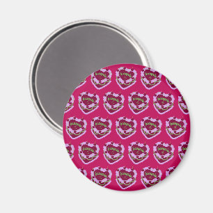 Scorpio Zodiac Coquette Heart Birthday Cake Magnet