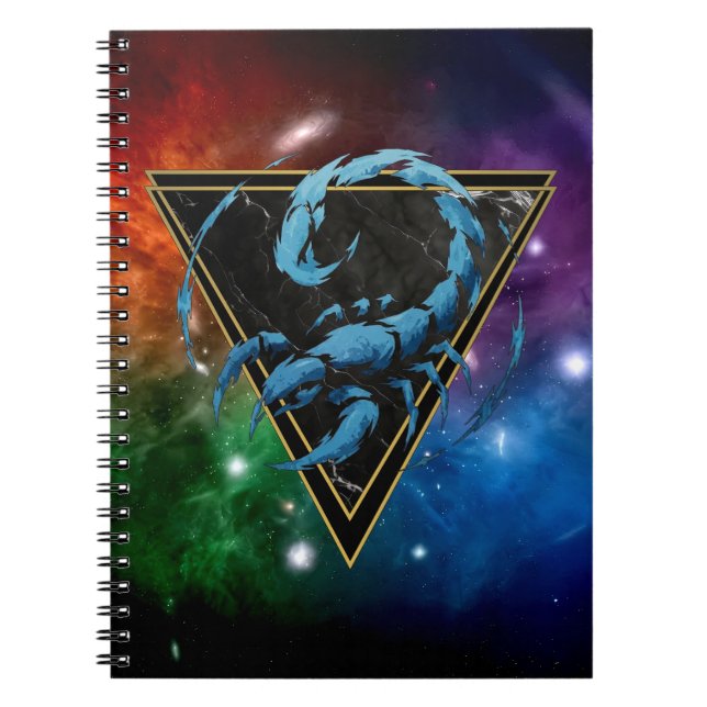 Scorpio Zodiac Gift Astrology Notebook (Front)