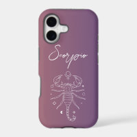 Scorpio zodiac horoscope star sign gradient