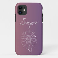 Scorpio zodiac horoscope star sign gradient