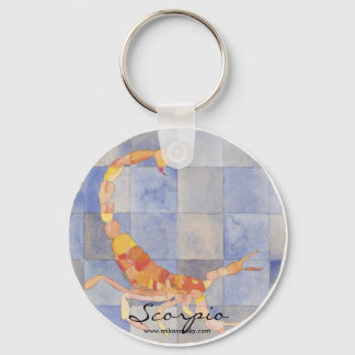 Scorpio Zodiac Key Ring