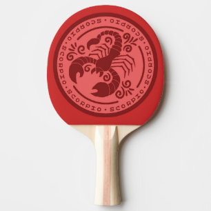 Scorpio Zodiac Ping Pong Paddle