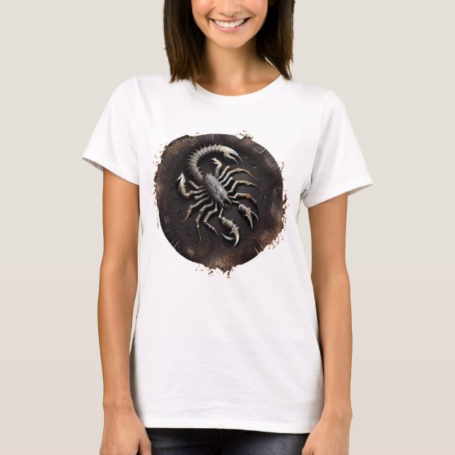 Scorpio Zodiac Scorpion T-Shirt (Front)