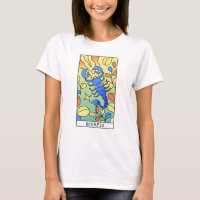 Scorpio Zodiac Sign Abstract Art Vintage