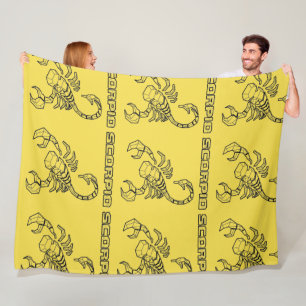 Scorpio Zodiac Sign Blanket (Transparent)
