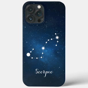 Scorpio Zodiac Sign Constellation iPhone 13 Pro Max Case