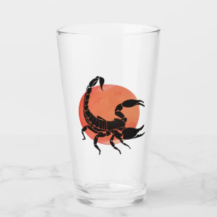 Scorpio Zodiac Sign Glass