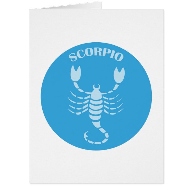 Scorpio, Zodiac Sign, Horoscope, Astrology (Front)