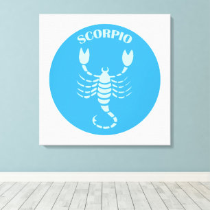 Scorpio, Zodiac Sign, Horoscope, Astrology Canvas Print