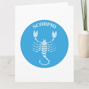 Scorpio, Zodiac Sign, Horoscope, Astrology Card