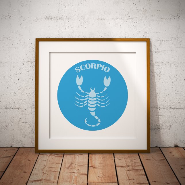 Scorpio, Zodiac Sign, Horoscope, Astrology Poster (Creator Uploaded)
