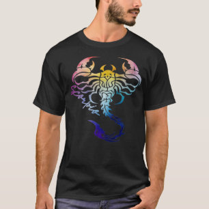 Scorpio Zodiac Sign Horoscope Scorpio Symbol Colou T-Shirt