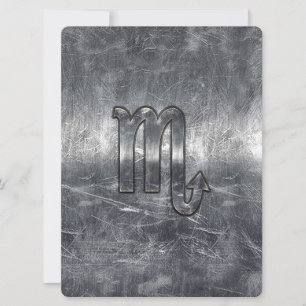 Scorpio Zodiac Sign in Grunge Distressed Style