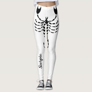 Scorpio Zodiac Sign Leggings