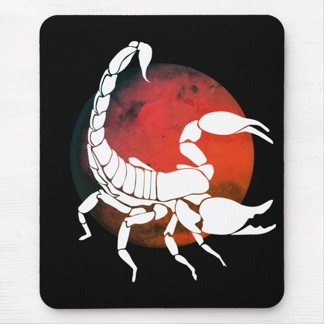 Scorpio Zodiac Sign Mouse Pad (Front)