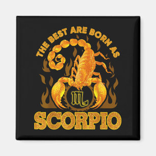 Scorpio Zodiac Sign October November Birthday Girl Magnet