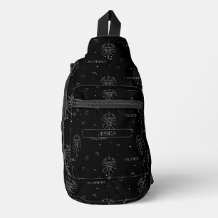 Scorpio Zodiac Sign Sling Bag
