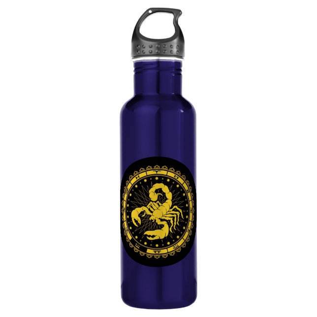 Scorpio - Zodiac Sign - Symbol - Horoscope 710 Ml Water Bottle (Front)