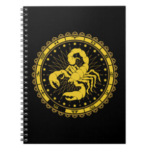 Scorpio - Zodiac Sign - Symbol - Horoscope Notebook
