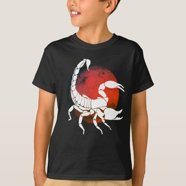 Scorpio Zodiac Sign T-Shirt (Front)