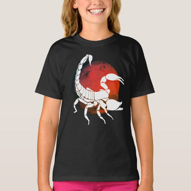 Scorpio Zodiac Sign T-Shirt (Front)