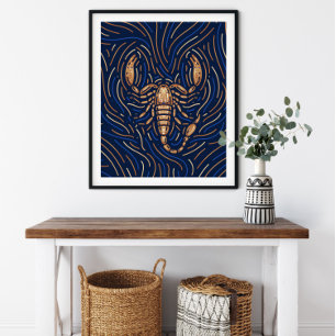 Scorpio Zodiac Sign Zodiac Digital Print