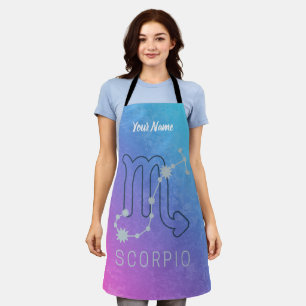 Scorpio Zodiac Star Sign Horoscope Constellation Apron