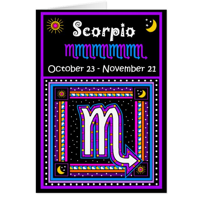 Scorpio Zodiac Symbol (Front)