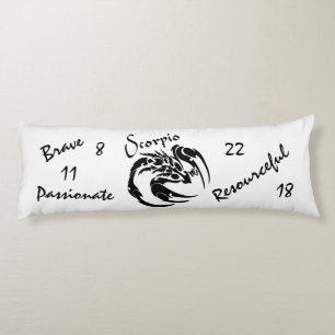 Scorpio Zodiac Symbol and Sign Body Cushion