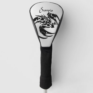 Scorpio Zodiac Symbol and Sign Personalised Golf Head Cover
