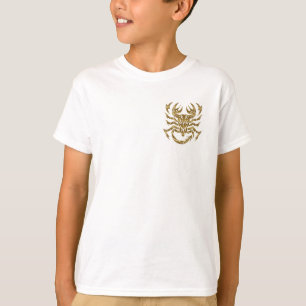 Scorpio Zodiac - Tribal Gold T-Shirt