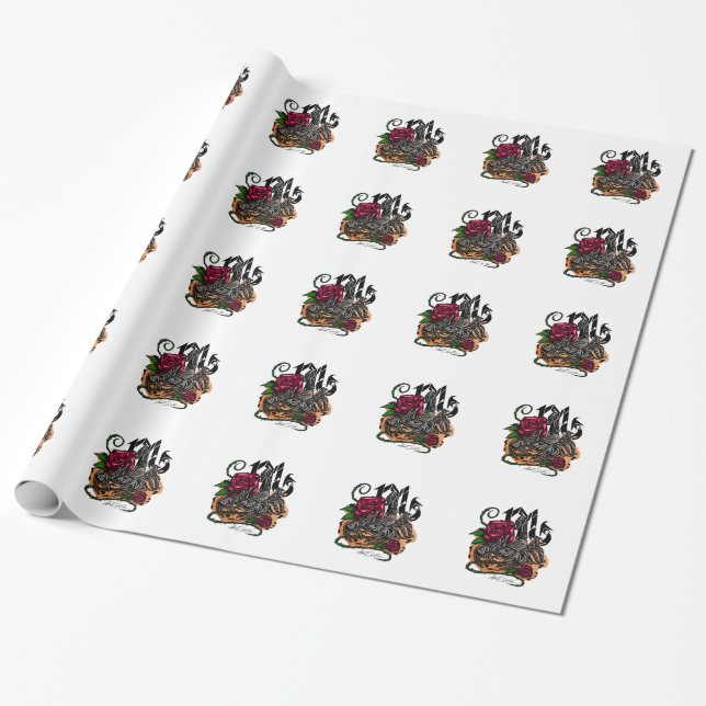 Scorpio - Zodiac Wrapping Paper (Unrolled)
