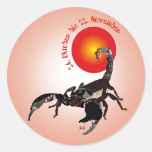 Scorpion 24. October to 22 November sticker