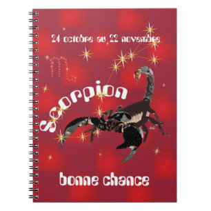 Scorpion 24 octobre au 22 novembre Carnet Notebook