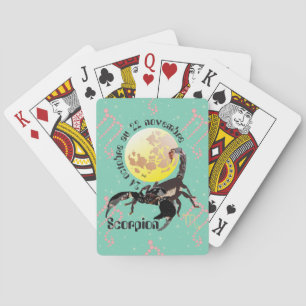 Scorpion 24 octobre au 22 novembre Jeux de cartes Playing Cards